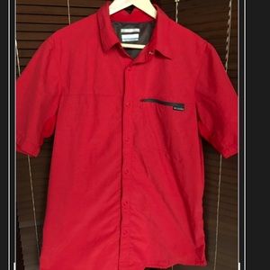 Columbia Short Sleeve Button Down (L)